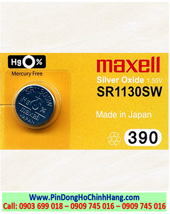 Maxell SR1130SW, Maxell 390